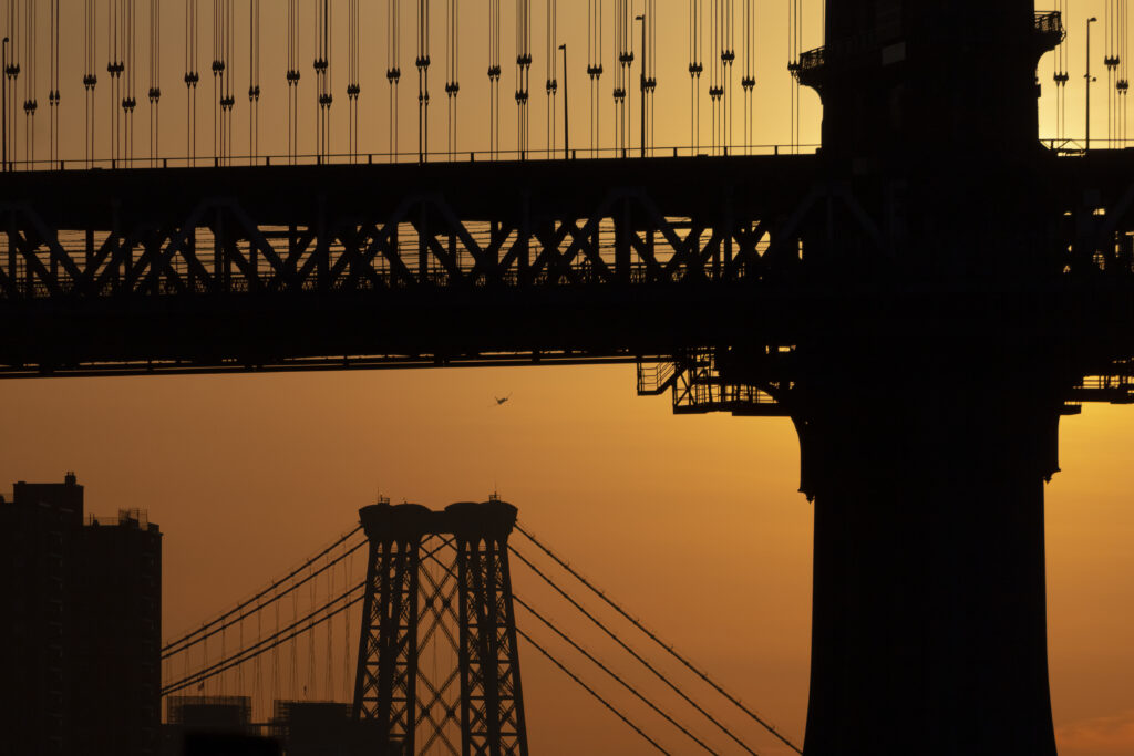 Pont de Brooklyn au petit matin